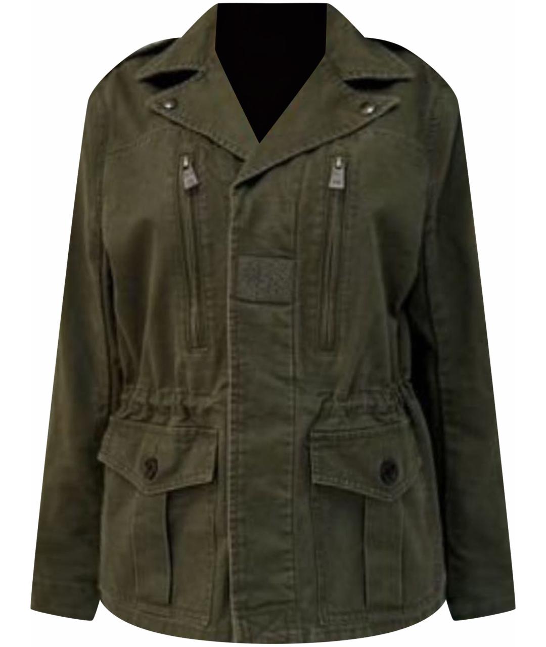 ZADIG & VOLTAIRE Хаки хлопковая куртка, фото 1