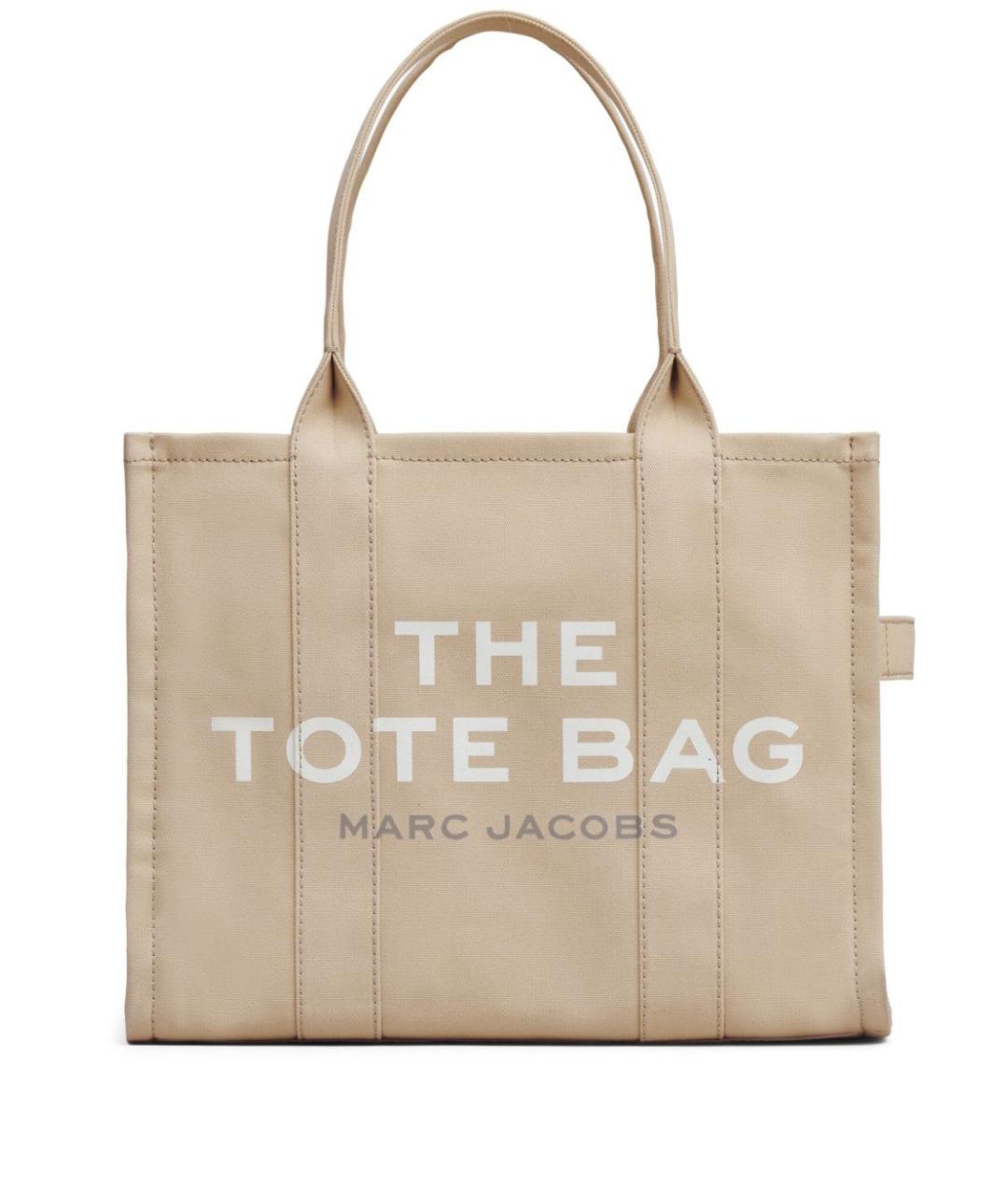 MARC JACOBS Бежевая хлопковая сумка тоут, фото 1