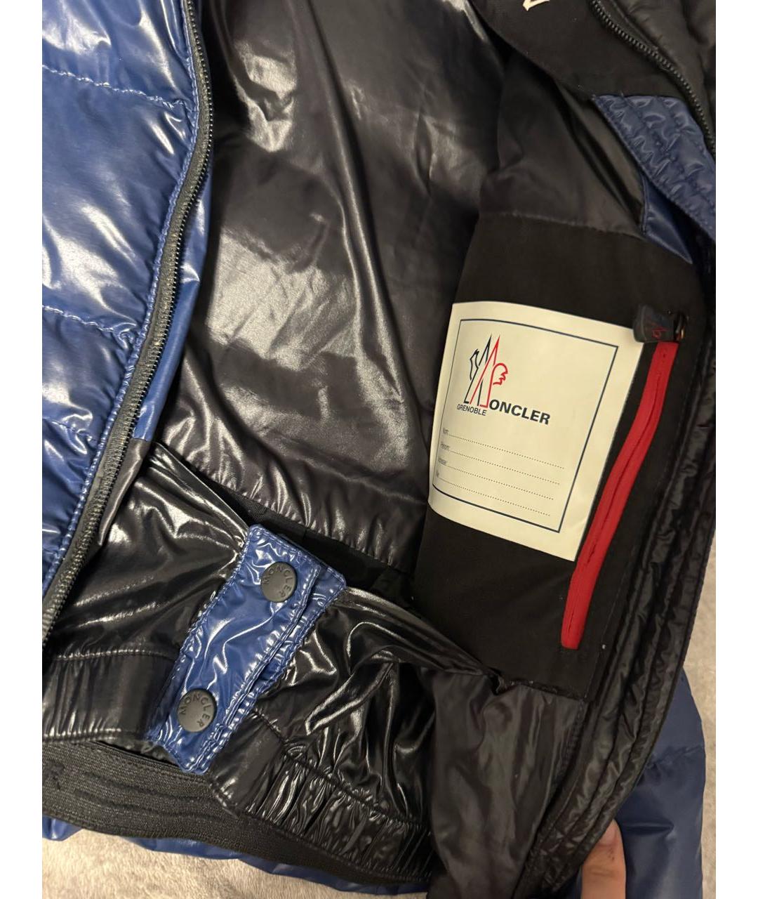 MONCLER Темно-синяя куртка, фото 4
