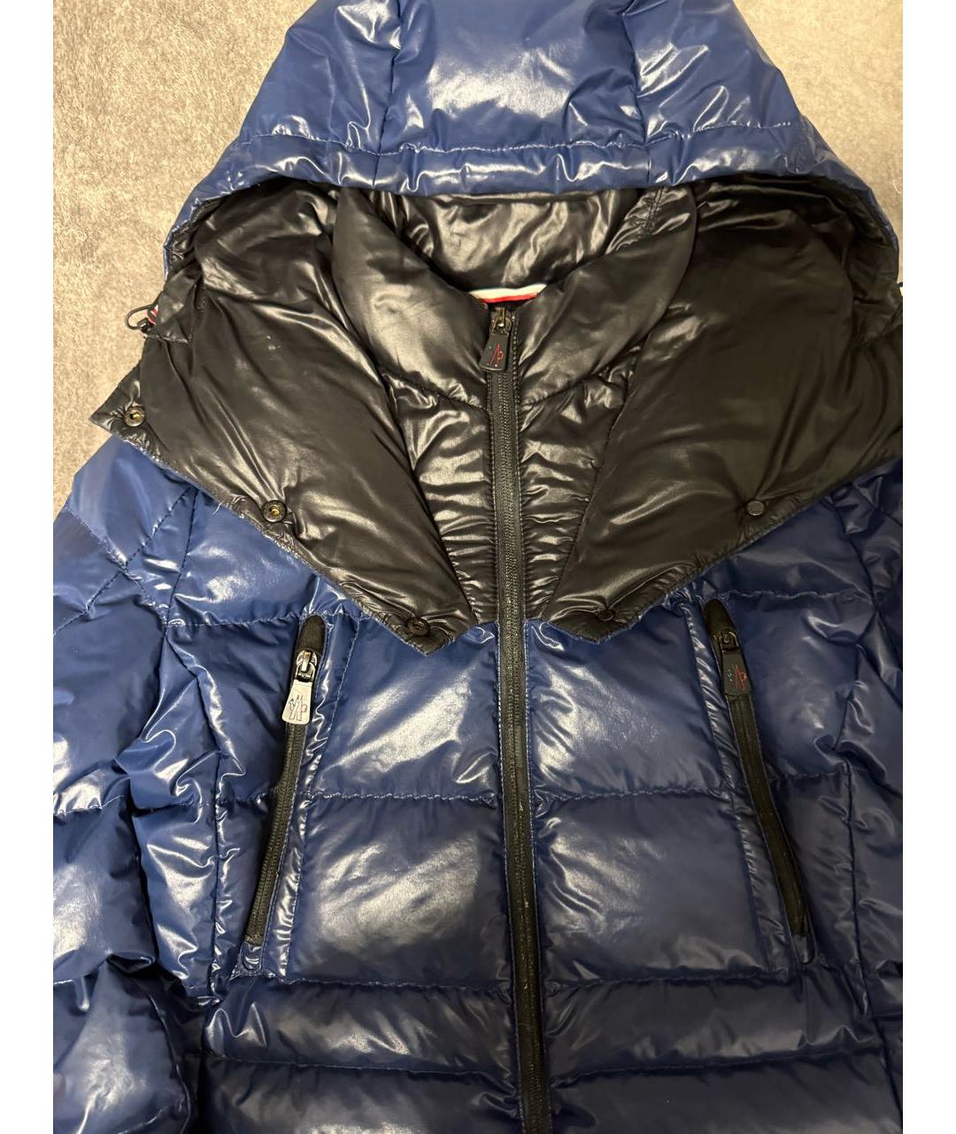 MONCLER Темно-синяя куртка, фото 2