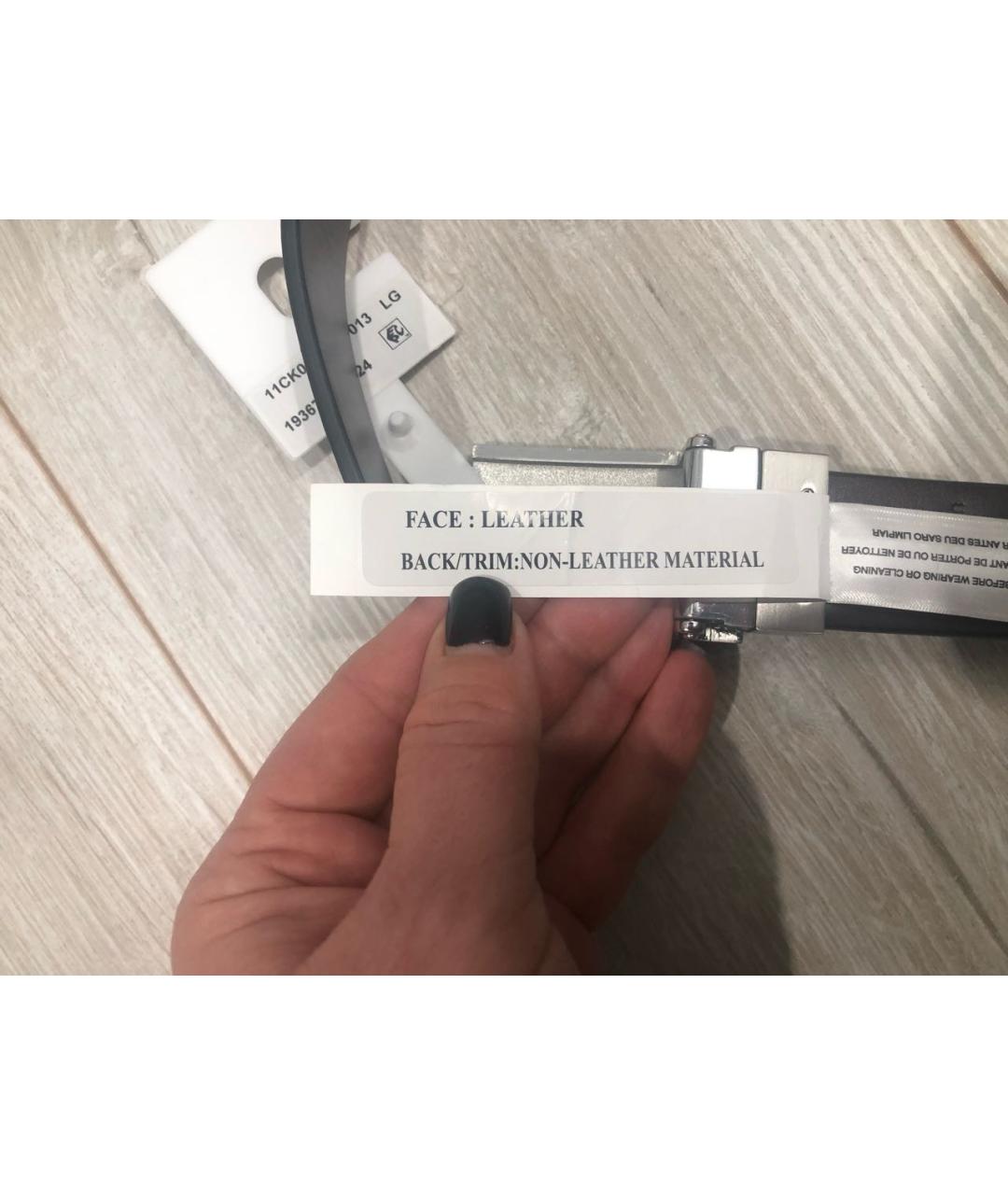 CALVIN KLEIN Черный ремень, фото 3