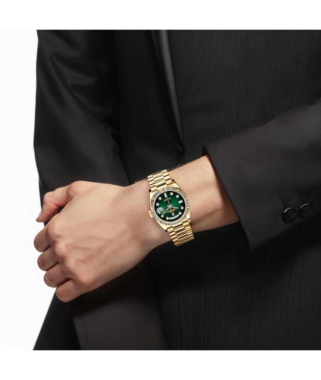 ROLEX Часы из желтого золота, фото 2