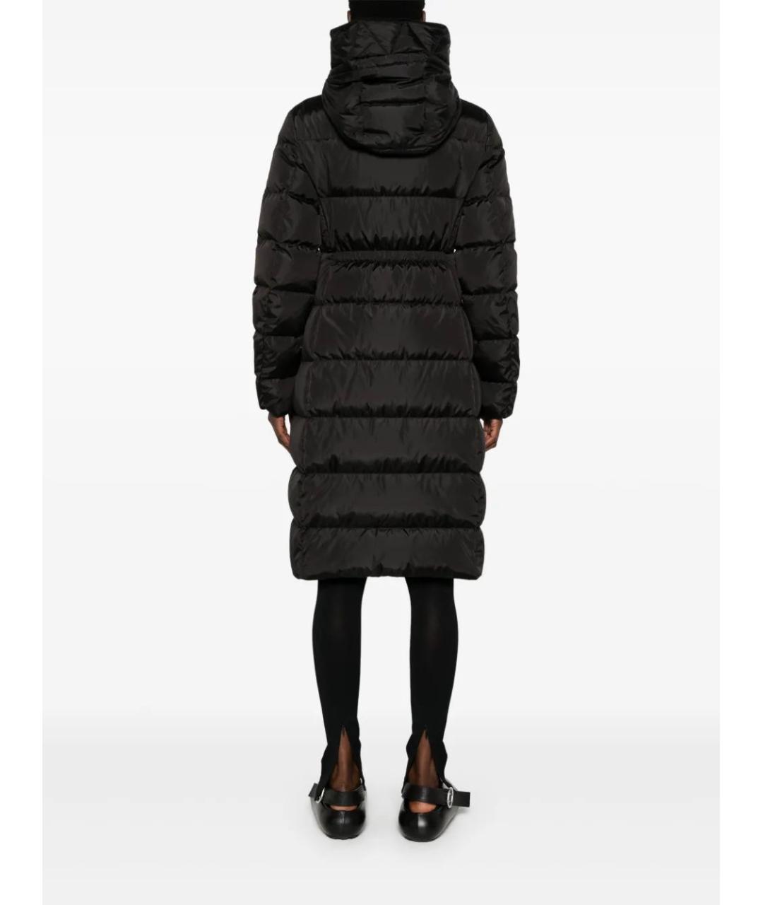 MONCLER Черная полиамидовая куртка, фото 4