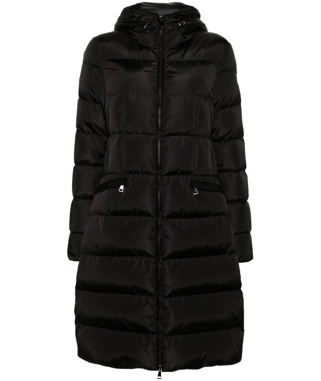 MONCLER Черная полиамидовая куртка, фото 1