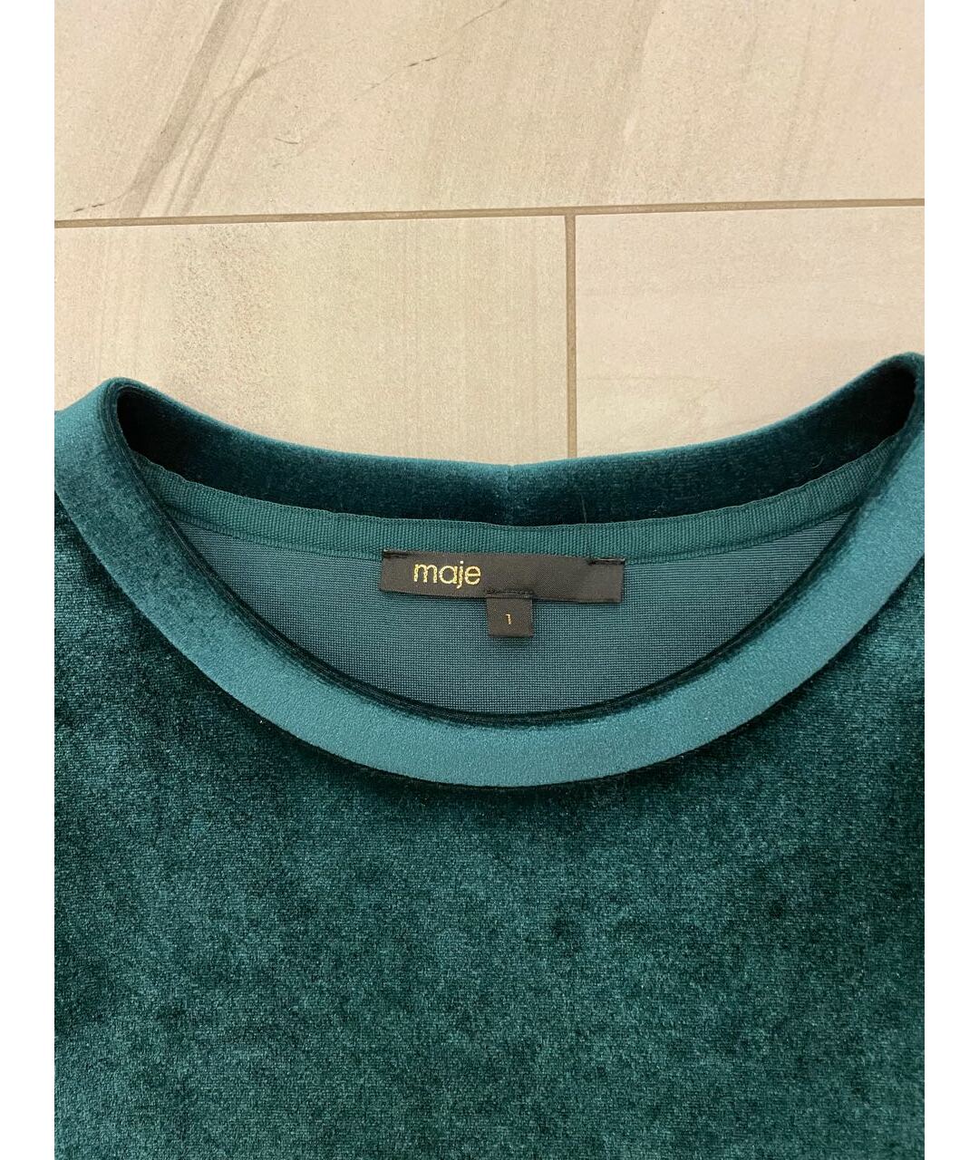MAJE Зеленый полиэстеровый джемпер / свитер, фото 3