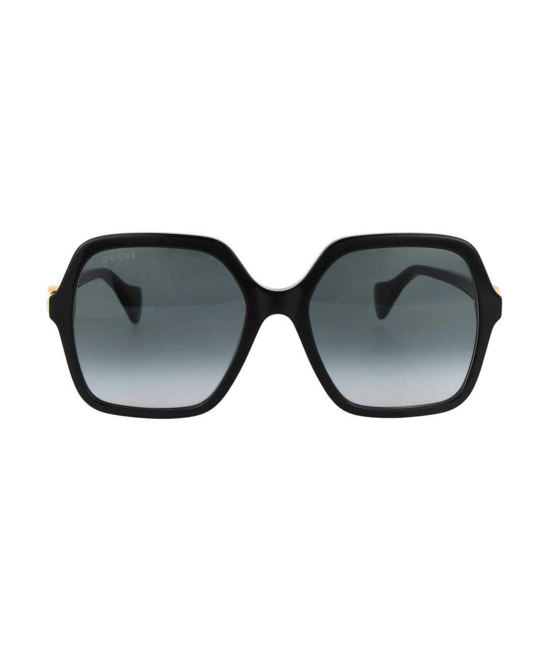 GUCCI Черные пластиковые солнцезащитные очки, фото 2