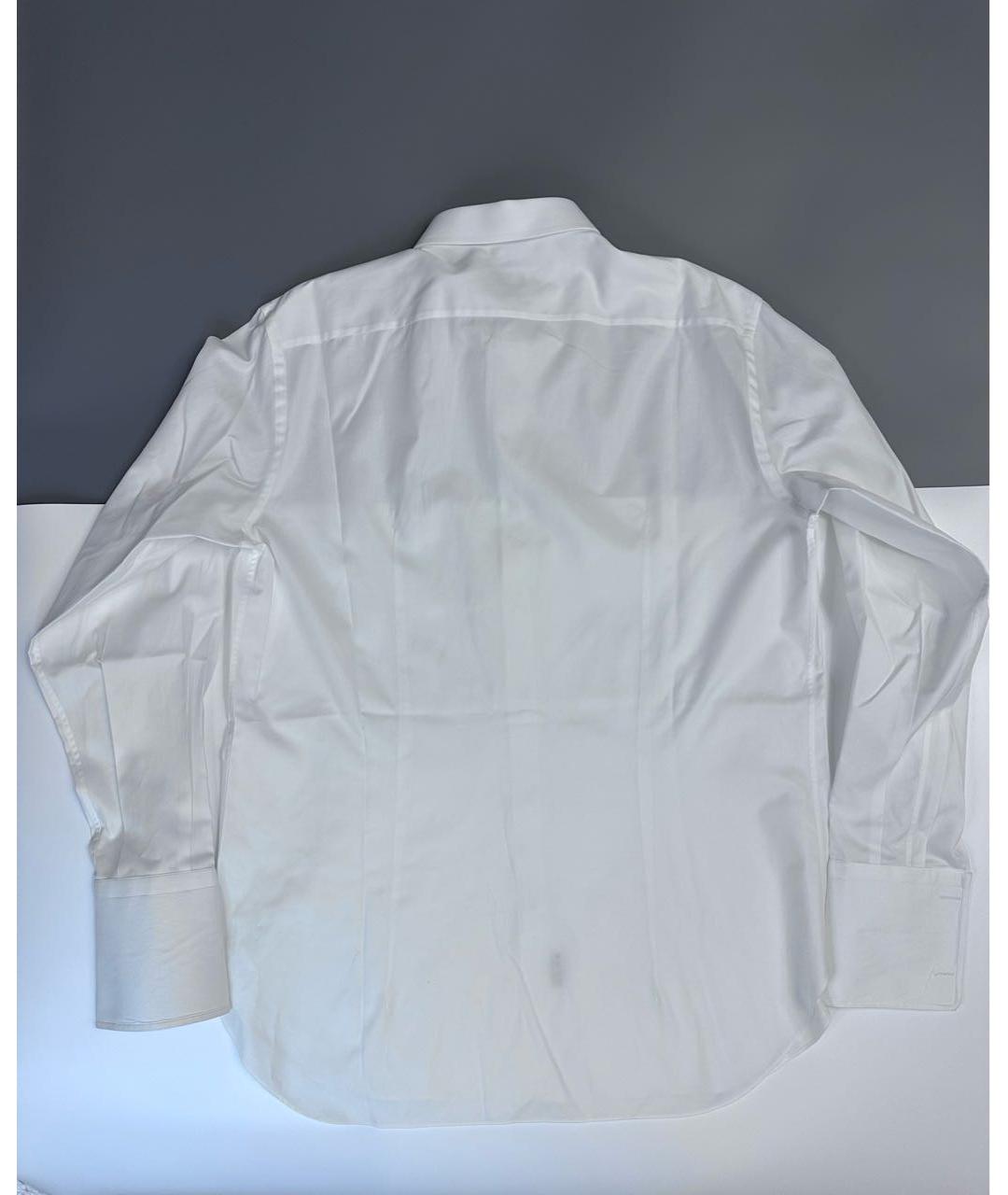BRIONI Белая хлопковая классическая рубашка, фото 2