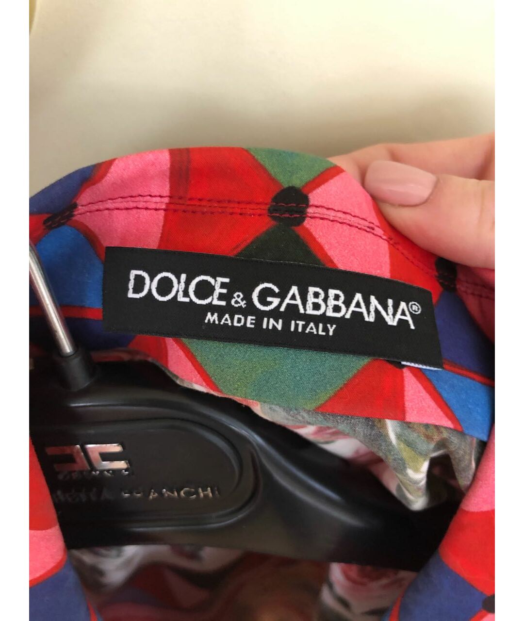 DOLCE&GABBANA Мульти хлопковый костюм с брюками, фото 4