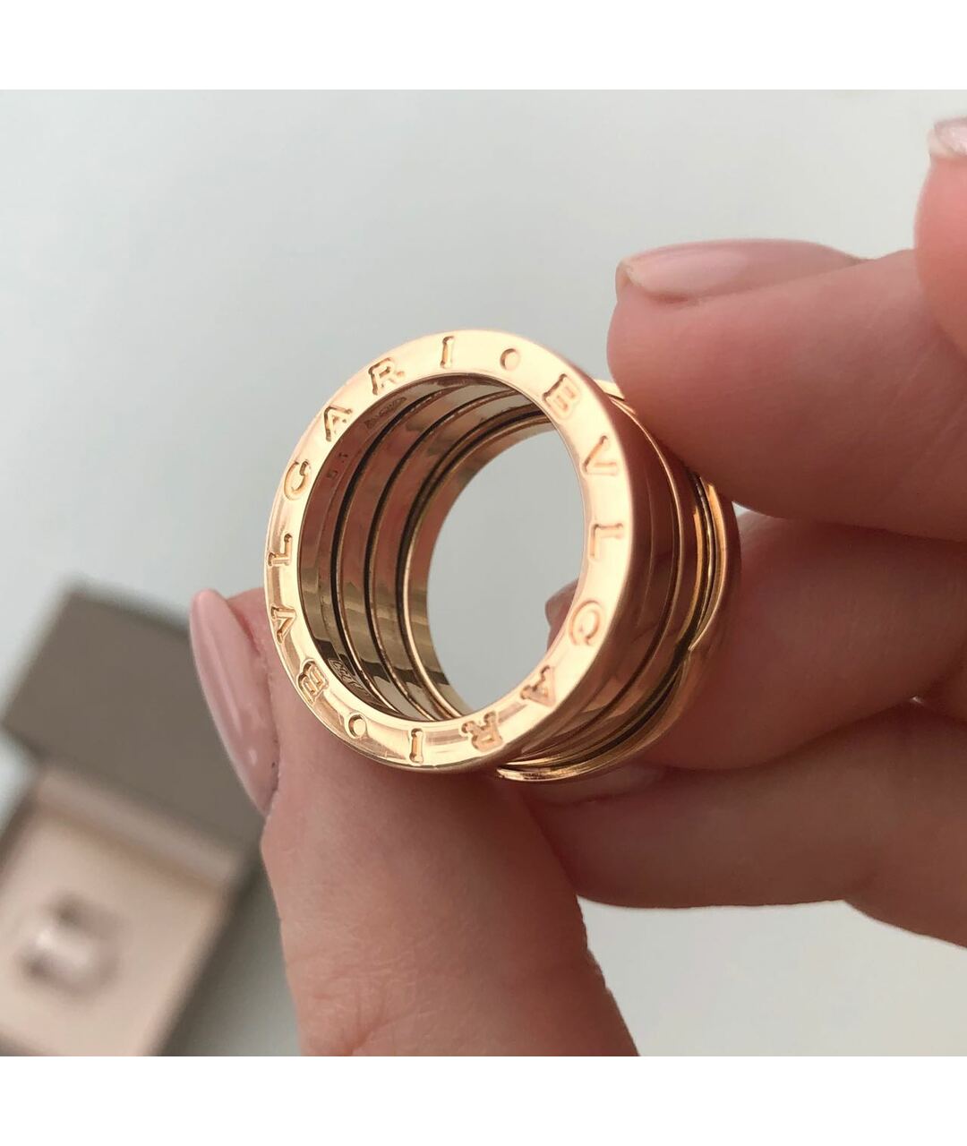 BVLGARI Золотое кольцо из розового золота, фото 6