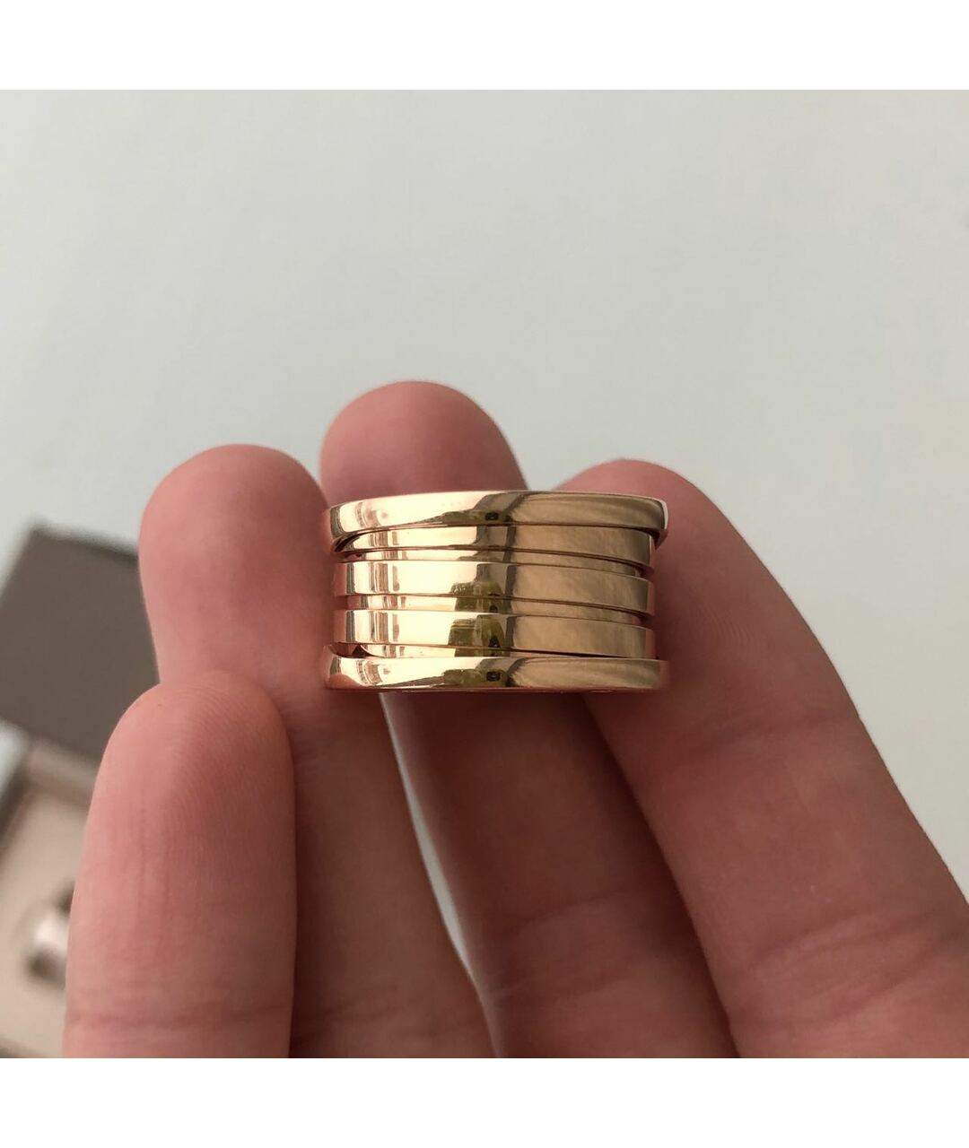 BVLGARI Золотое кольцо из розового золота, фото 7