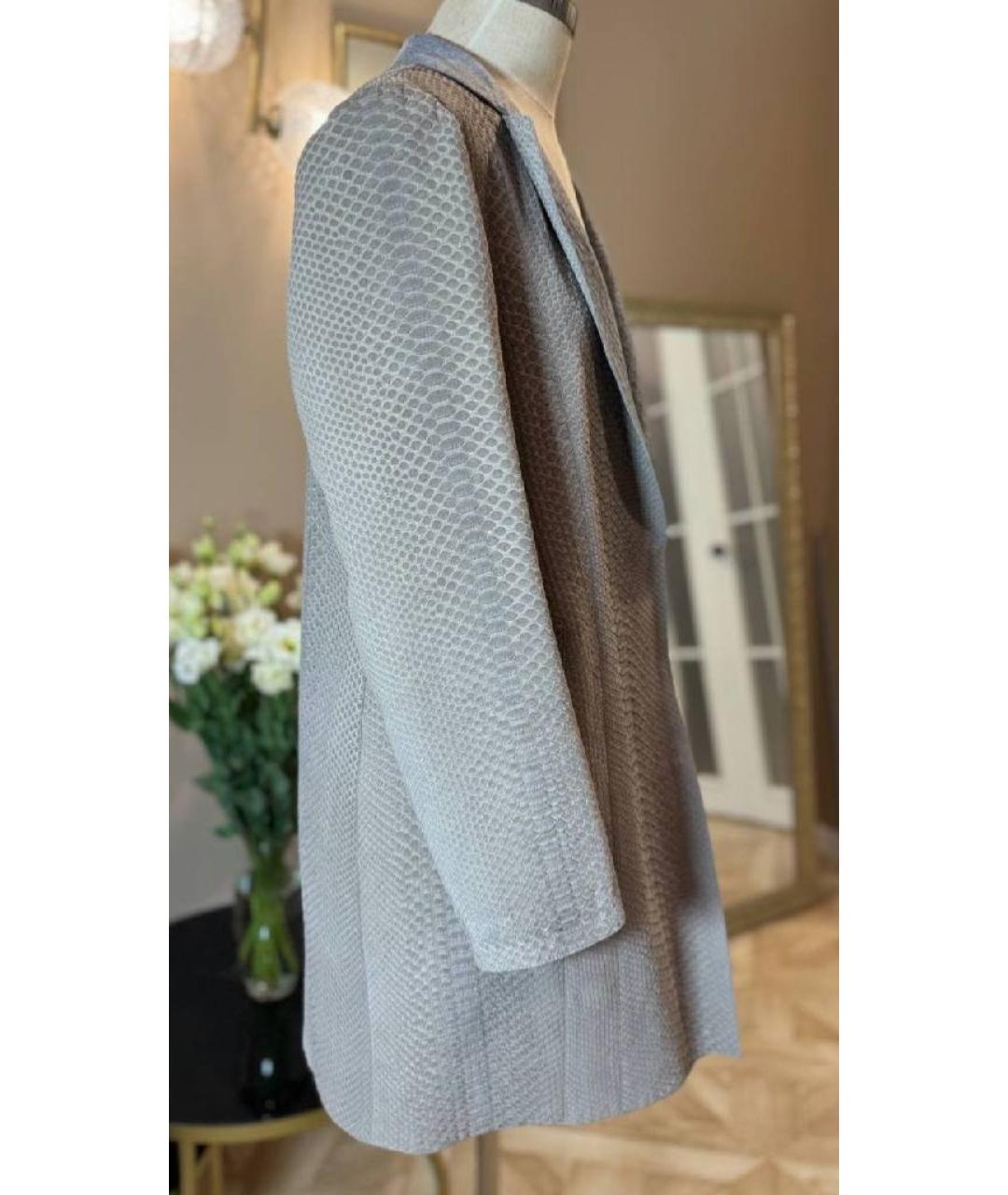 BRUNELLO CUCINELLI Серое пальто, фото 7