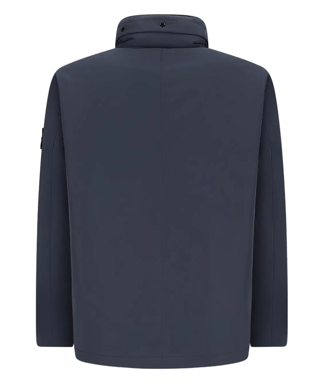 STONE ISLAND Синяя полиэстеровая куртка, фото 2