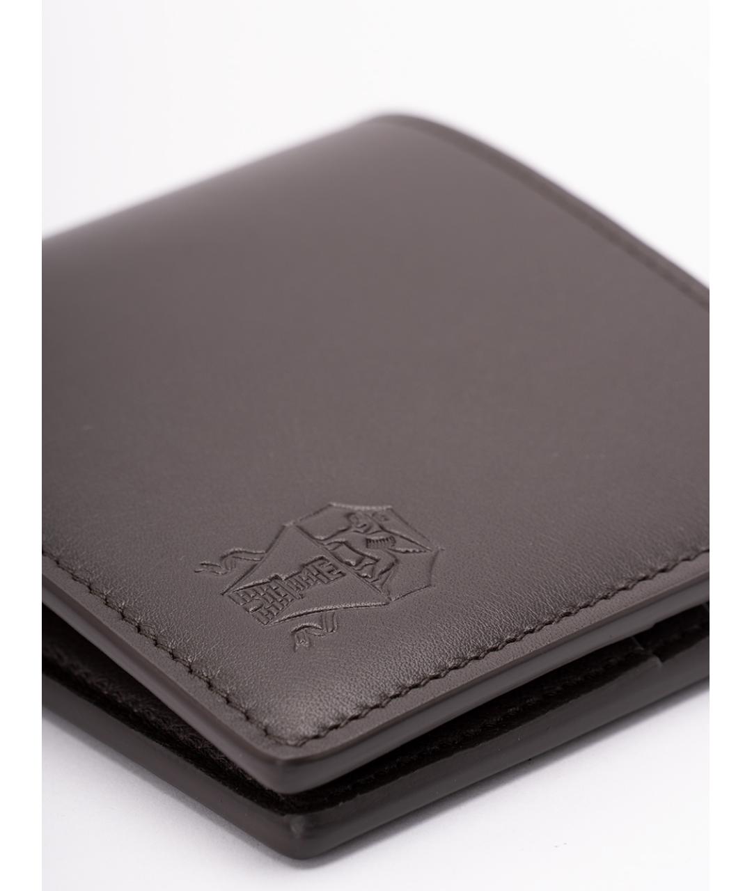 BRUNELLO CUCINELLI Коричневый кожаный кошелек, фото 4