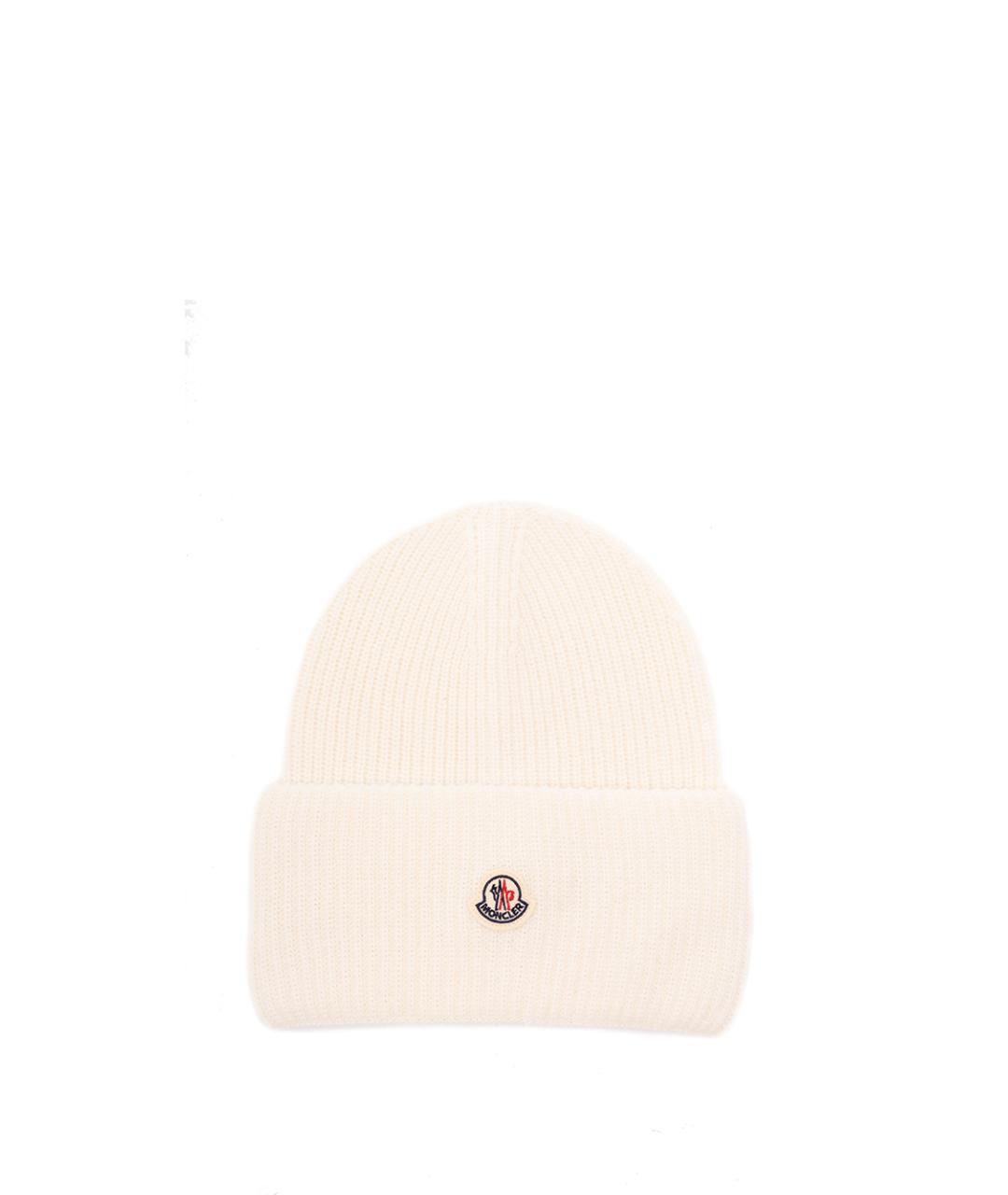 MONCLER Бежевая шерстяная шляпа, фото 1
