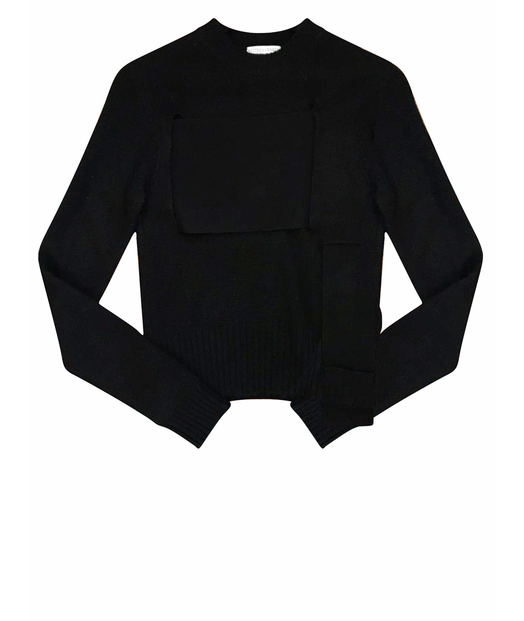 BOTTEGA VENETA Черный кашемировый джемпер / свитер, фото 1