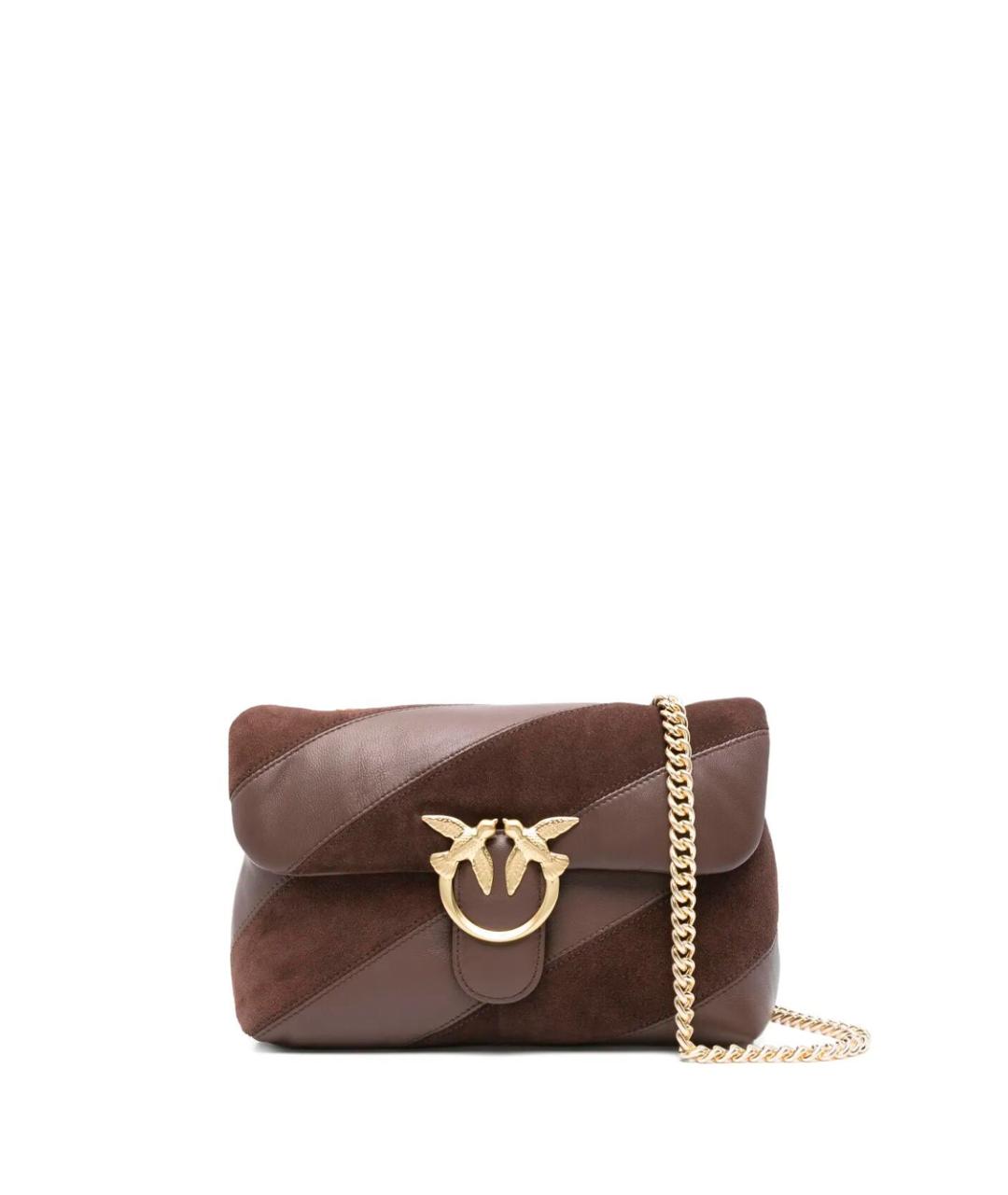 PINKO Коричневая сумка через плечо, фото 1