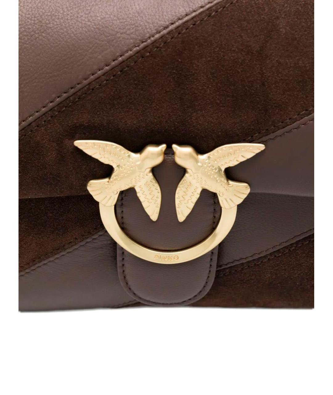 PINKO Коричневая сумка через плечо, фото 3