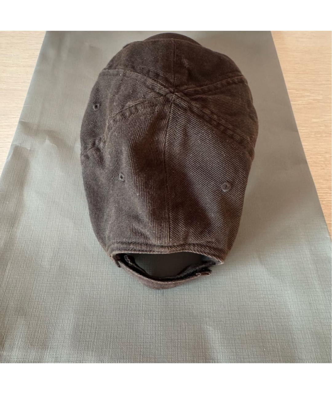 BALENCIAGA Черная хлопковая кепка, фото 3