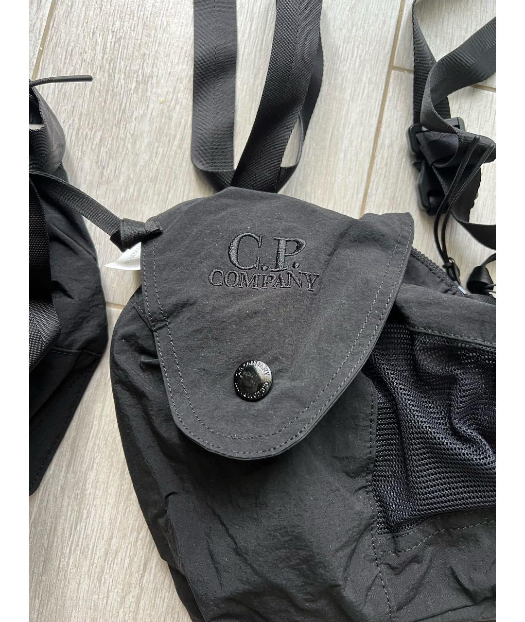 CP COMPANY Черная барсетка, фото 3
