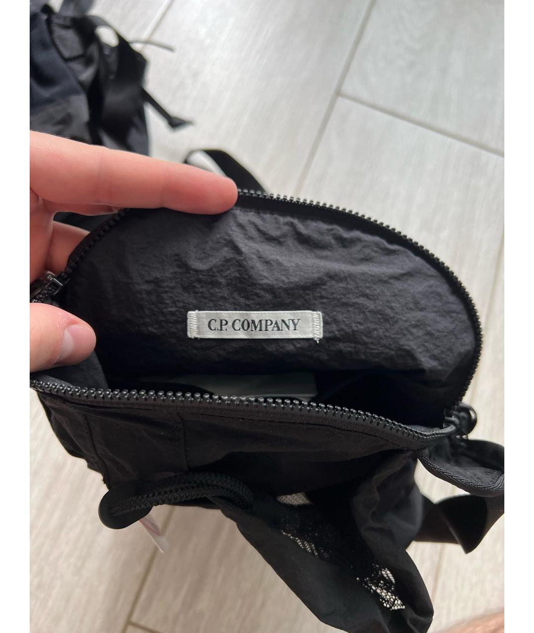 CP COMPANY Черная барсетка, фото 6