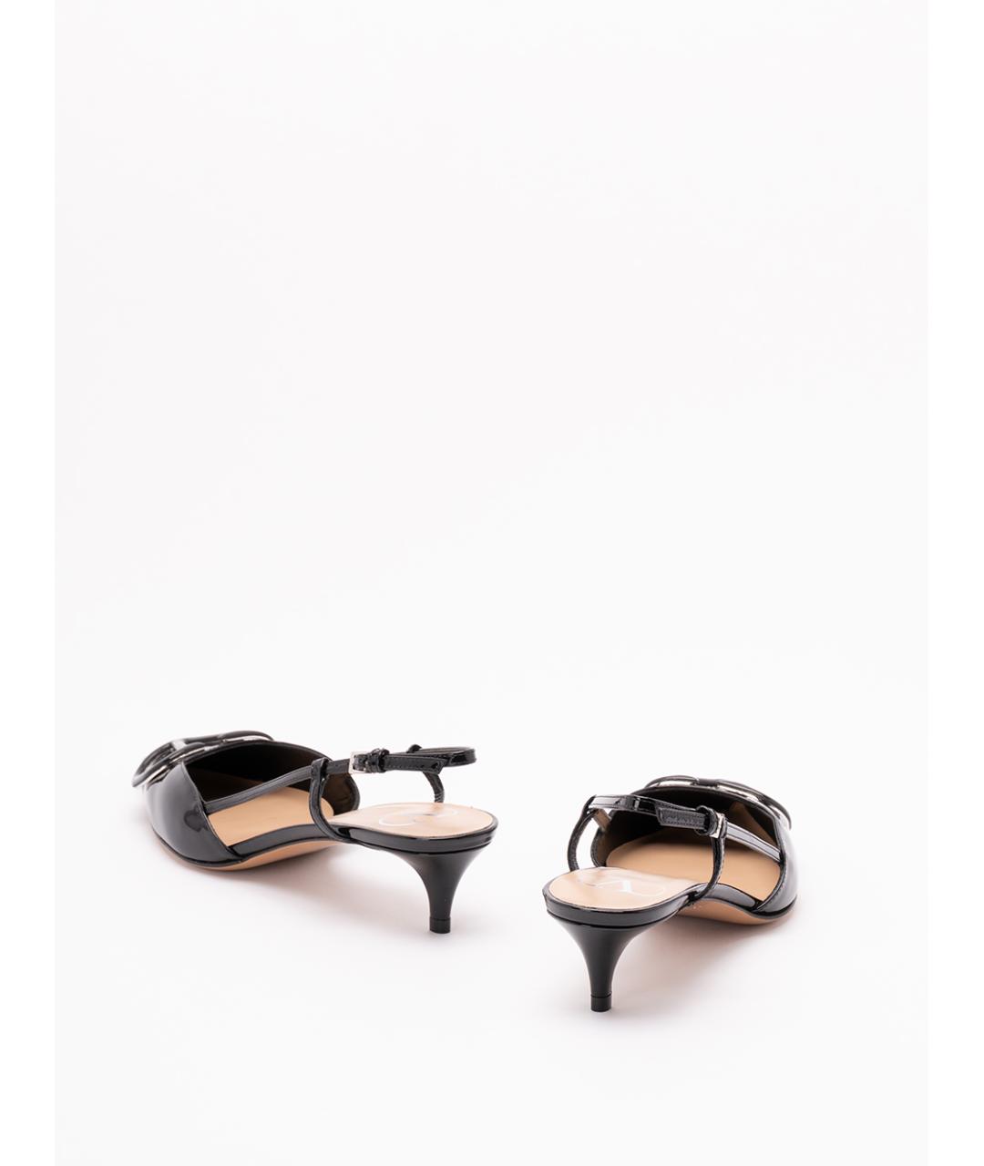 VALENTINO Черные кожаные туфли, фото 3