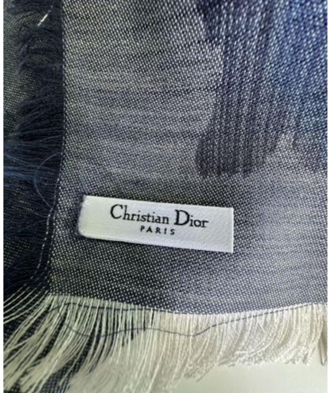 CHRISTIAN DIOR Мульти кашемировый платок, фото 3