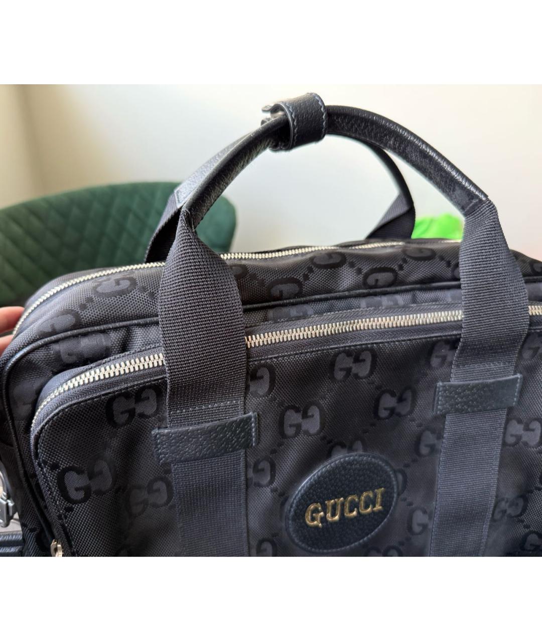 GUCCI Черный портфель, фото 4