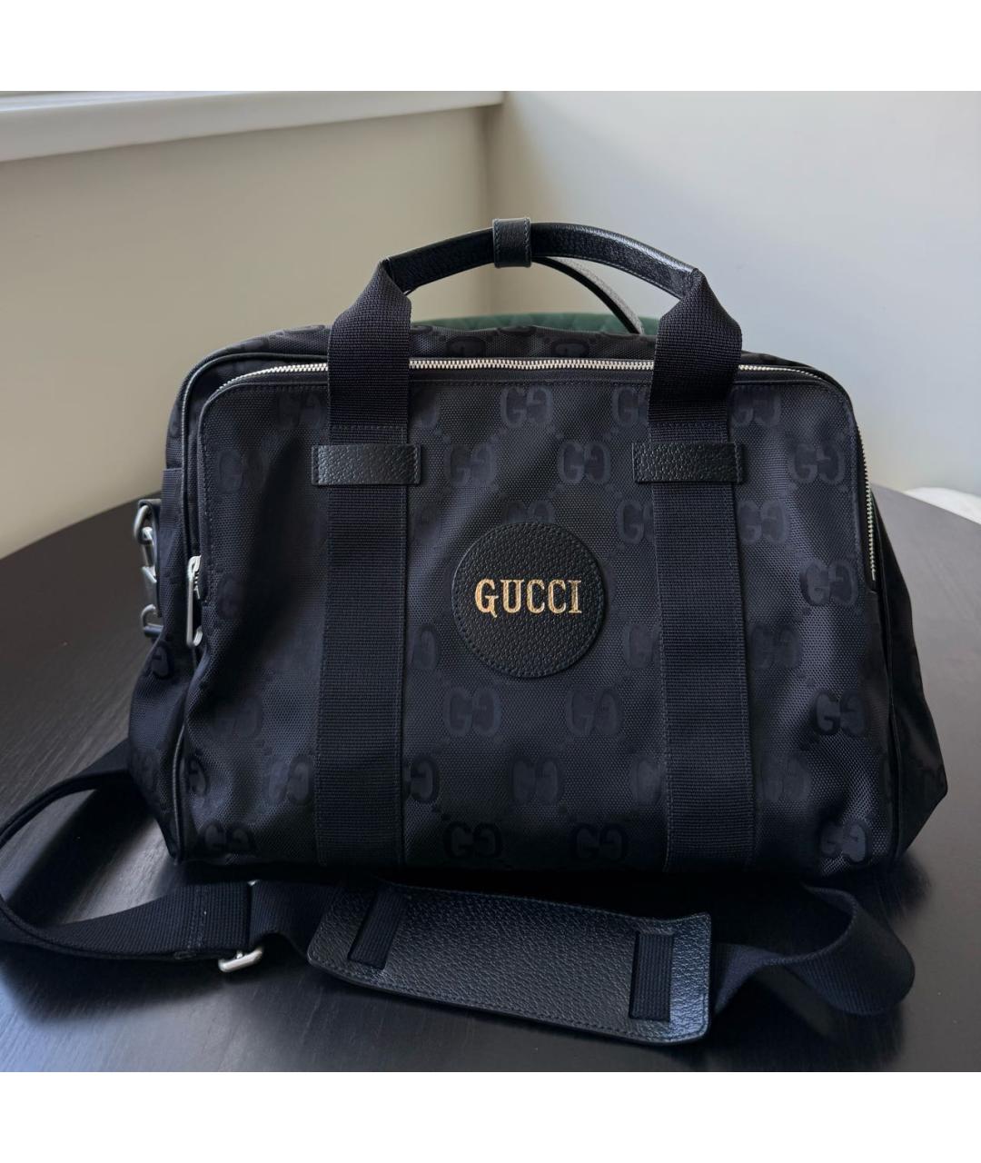 GUCCI Черный портфель, фото 6