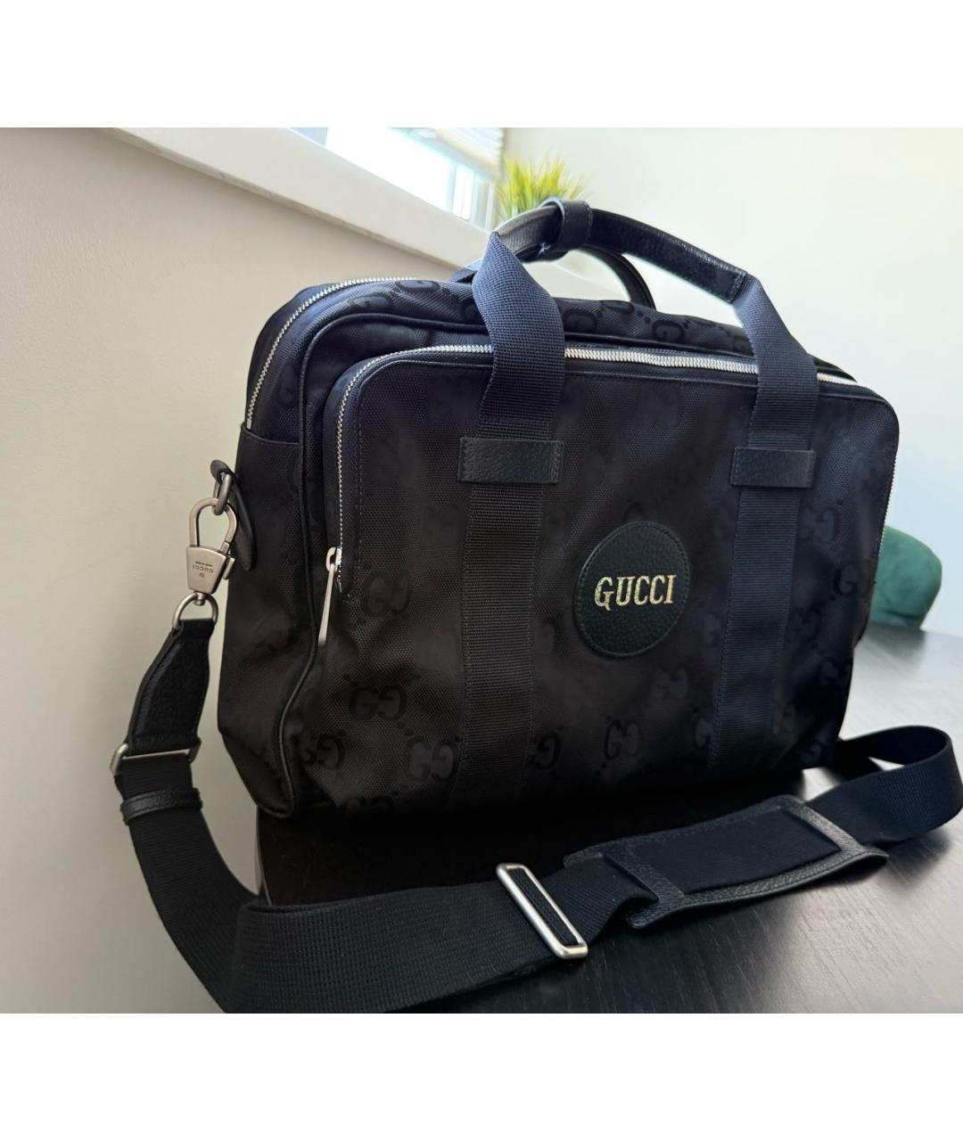 GUCCI Черный портфель, фото 2