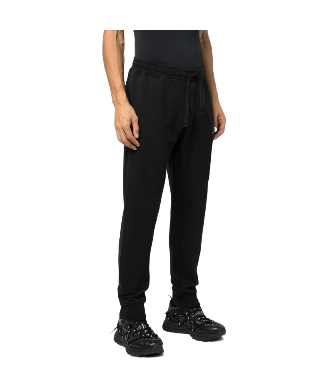 STONE ISLAND Черные повседневные брюки, фото 4