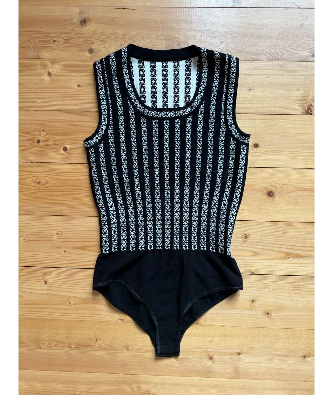 ALAIA Черная вискозная майка, фото 8