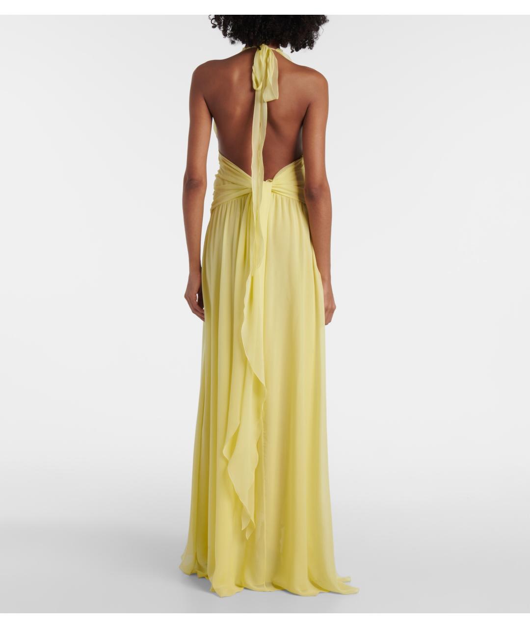 BLUMARINE Желтое коктейльное платье, фото 3