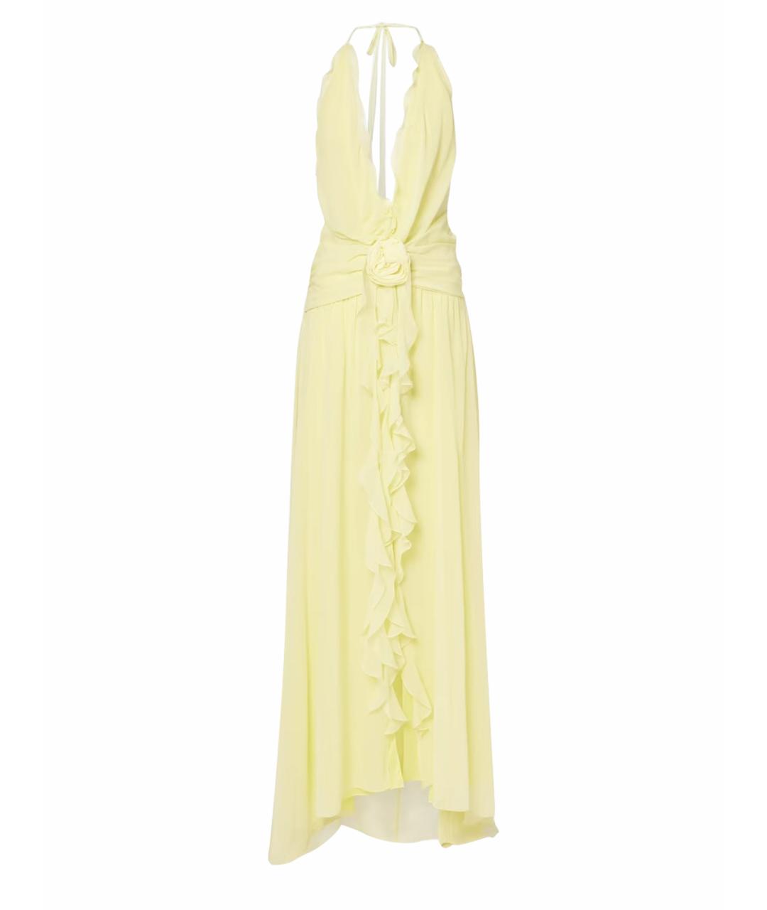 BLUMARINE Желтое коктейльное платье, фото 1