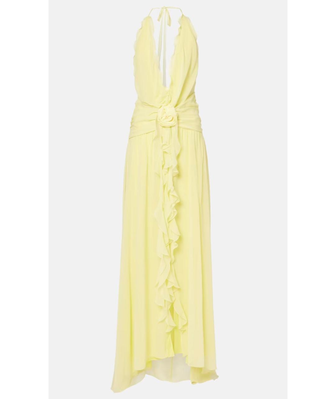 BLUMARINE Желтое коктейльное платье, фото 7