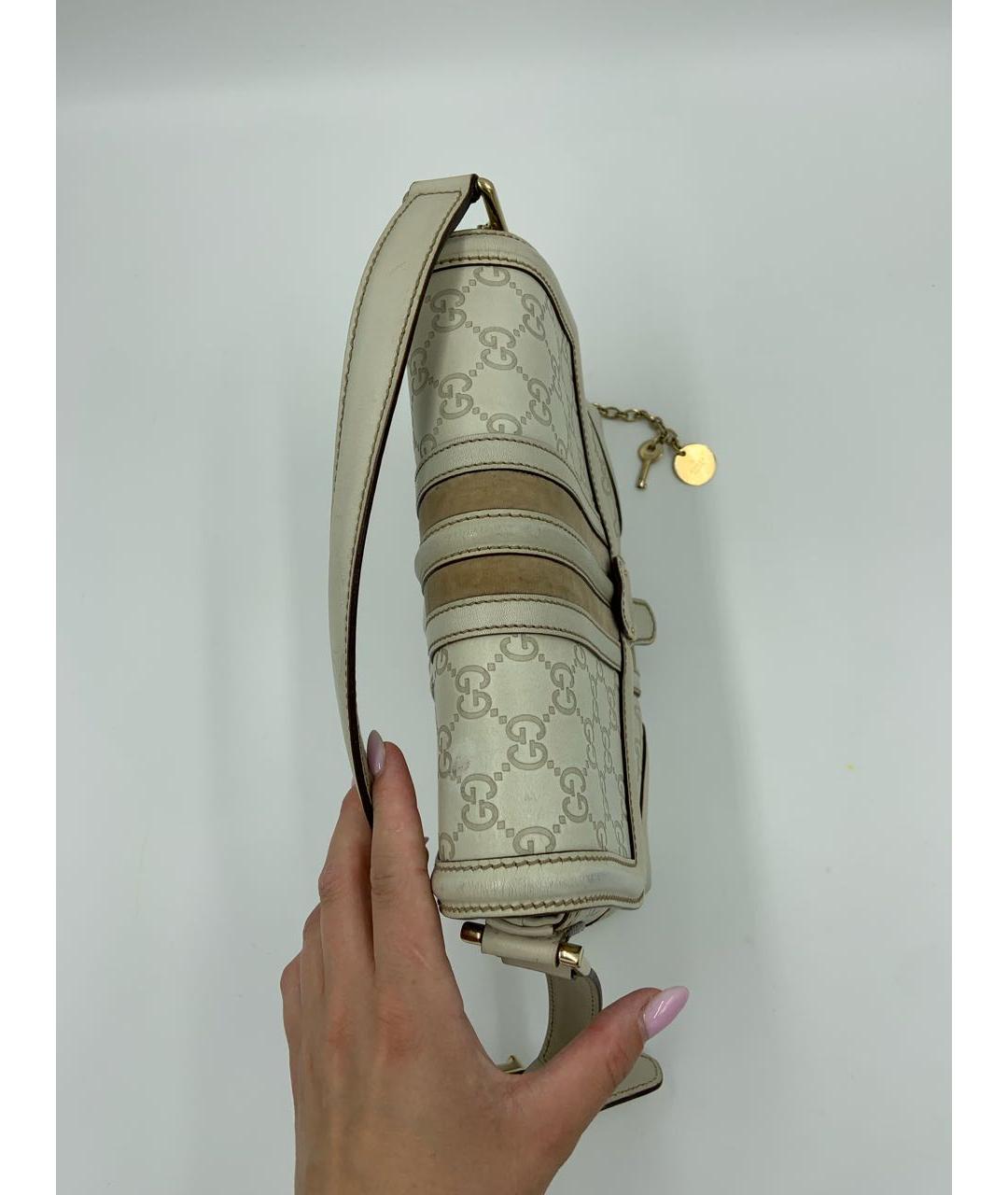GUCCI Кожаная сумка с короткими ручками, фото 4