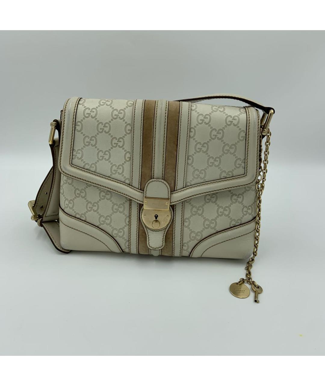 GUCCI Кожаная сумка с короткими ручками, фото 9