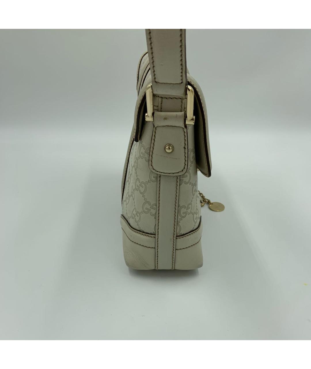 GUCCI Кожаная сумка с короткими ручками, фото 5