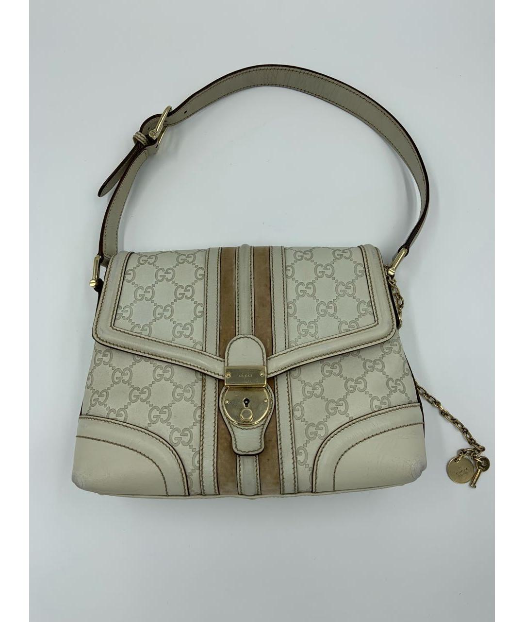 GUCCI Кожаная сумка с короткими ручками, фото 3