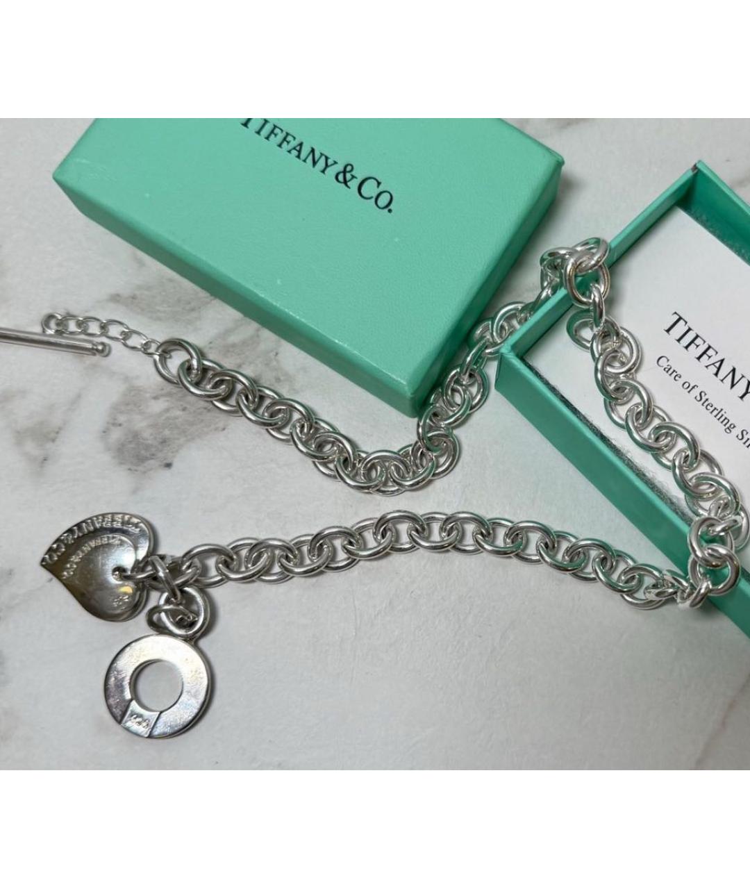TIFFANY&CO Серебряное серебряное колье, фото 4