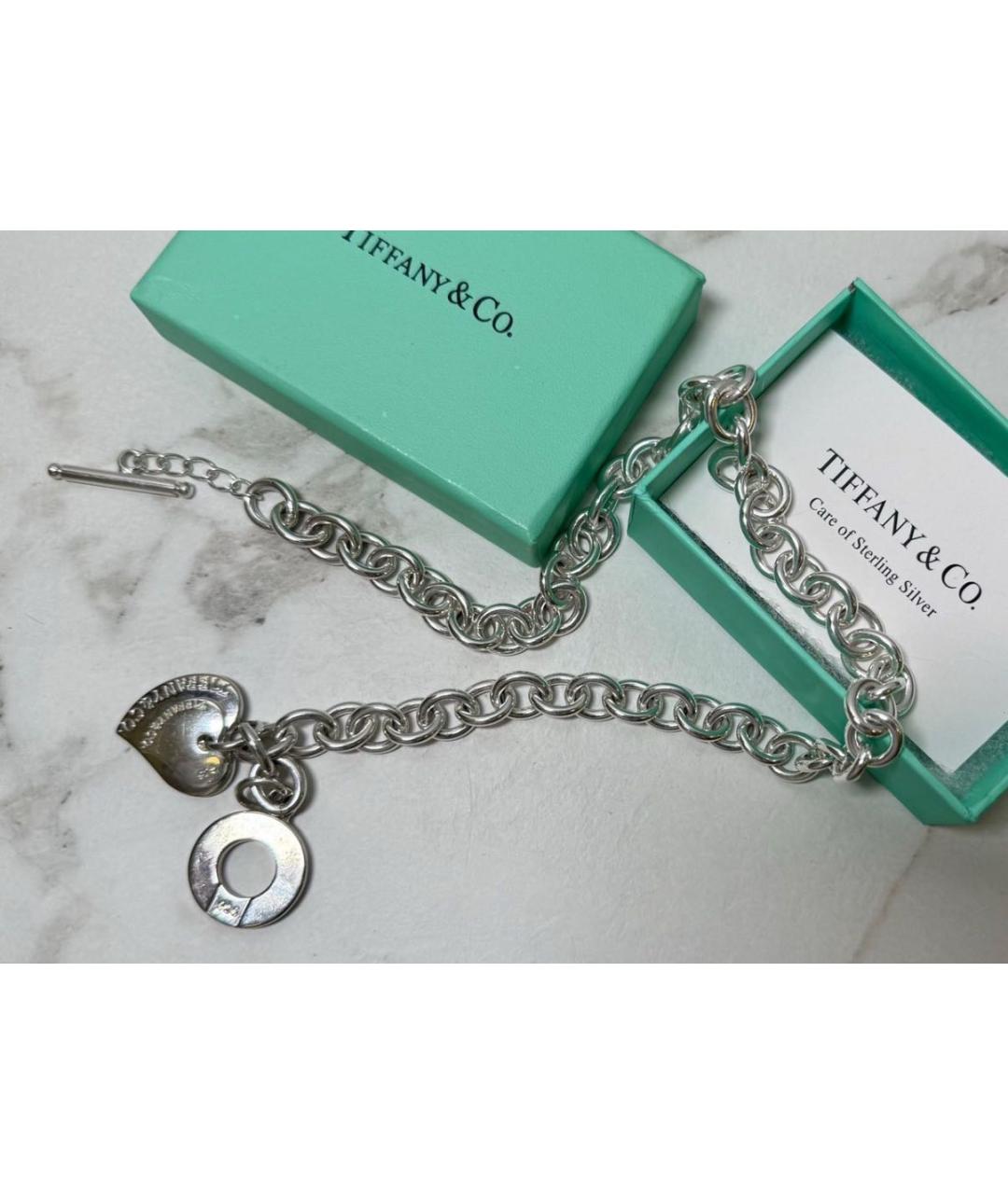 TIFFANY&CO Серебряное серебряное колье, фото 2