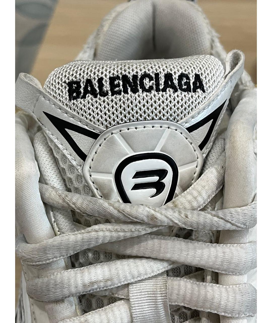 BALENCIAGA Белые низкие кроссовки / кеды, фото 6