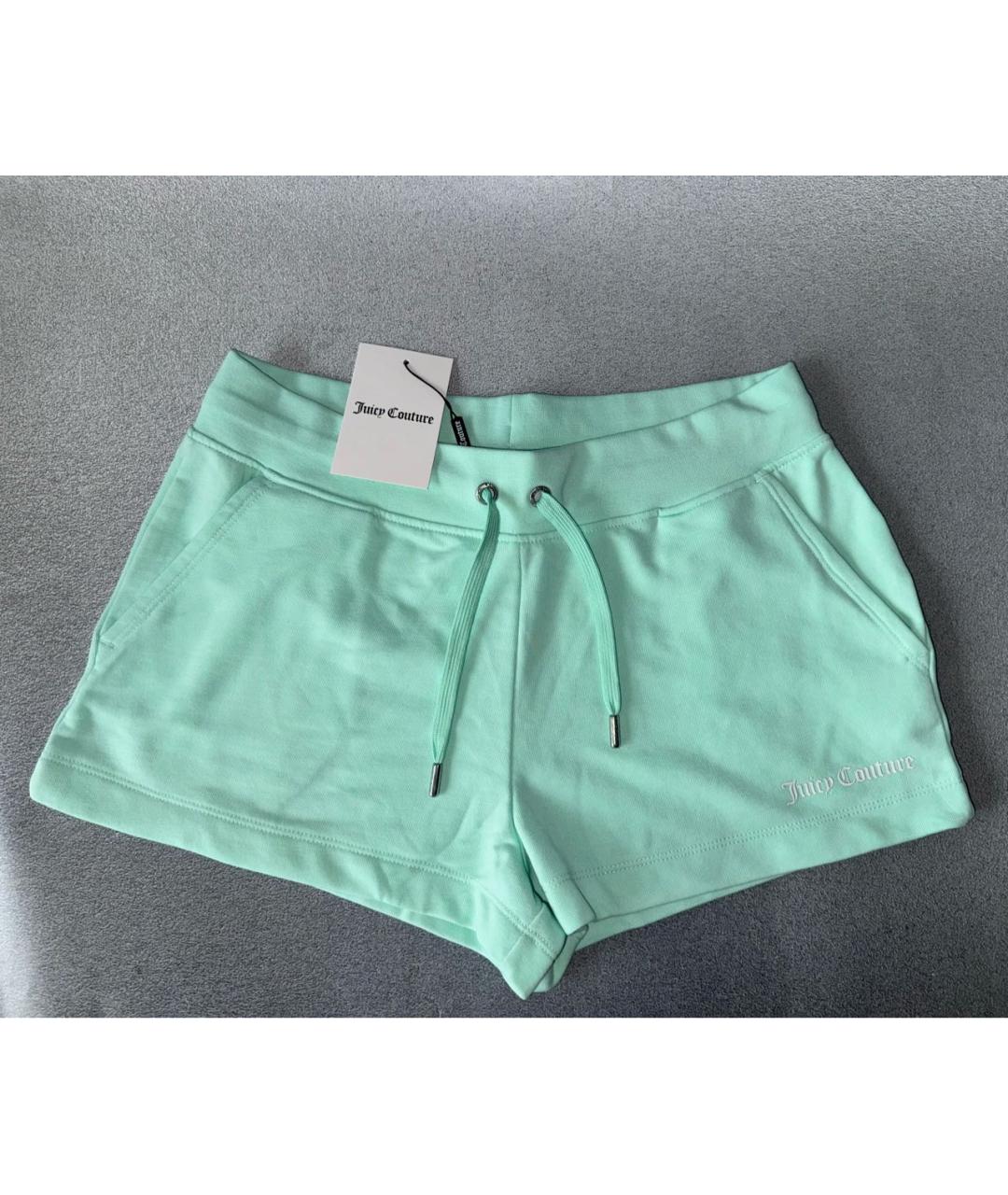 JUICY COUTURE Зеленые хлопковые шорты, фото 9