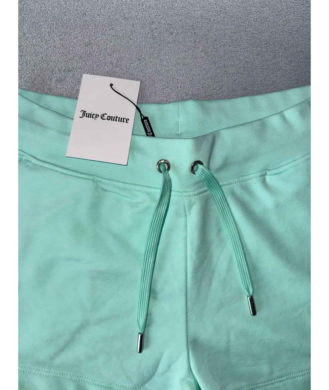 JUICY COUTURE Зеленые хлопковые шорты, фото 3