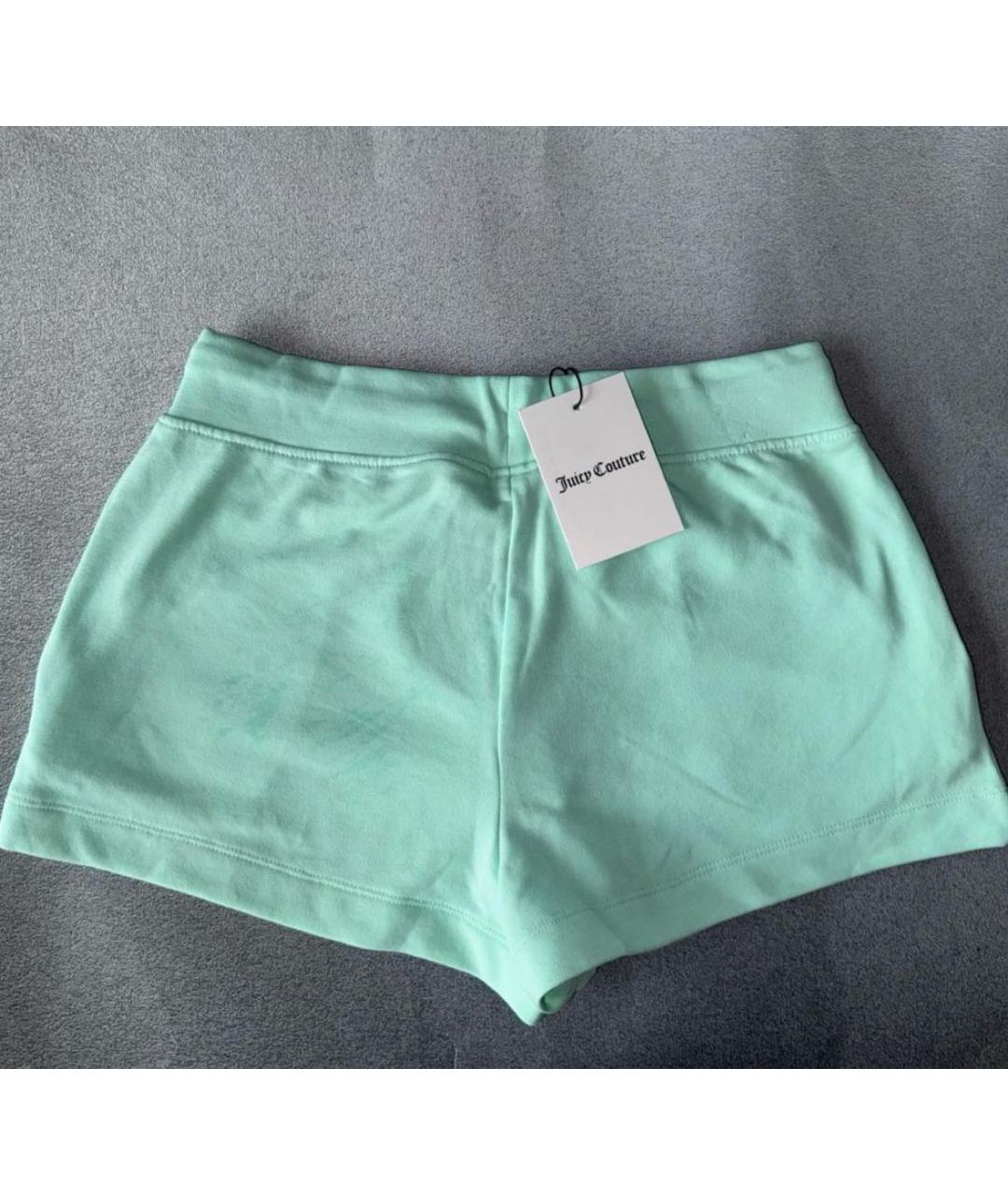 JUICY COUTURE Зеленые хлопковые шорты, фото 4