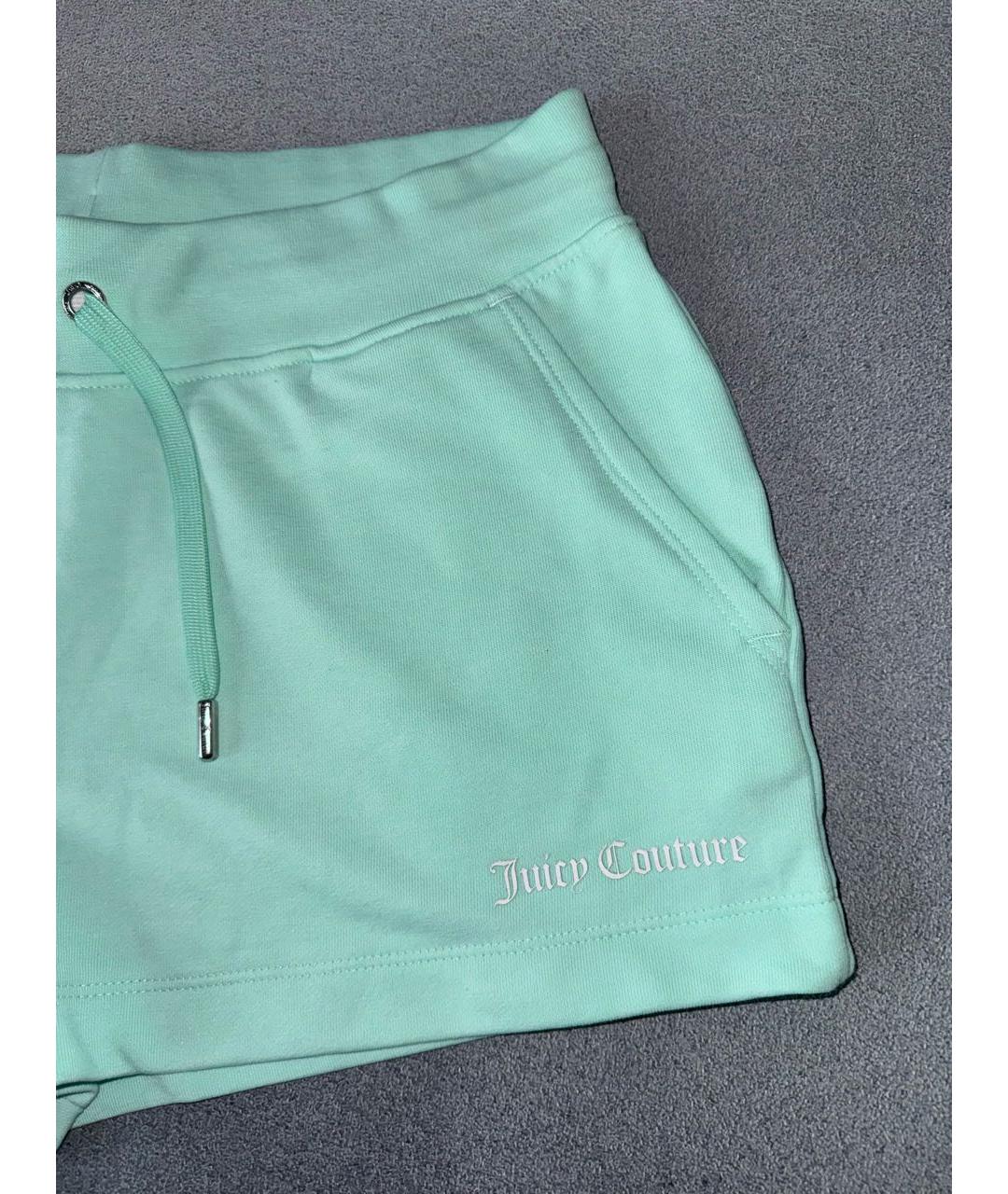 JUICY COUTURE Зеленые хлопковые шорты, фото 2