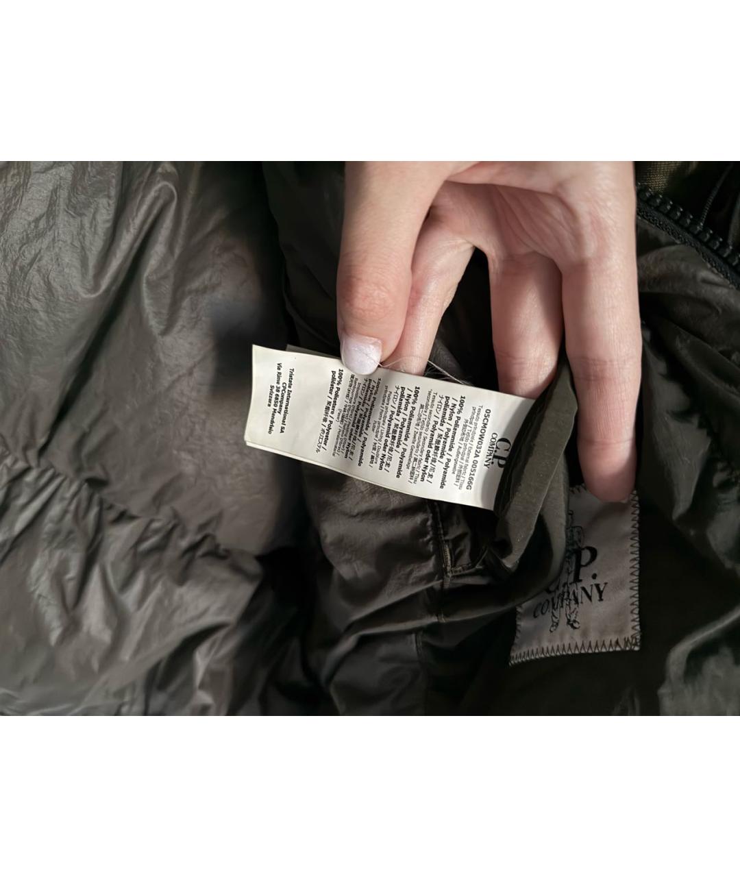 CP COMPANY Хаки полиамидовый пуховик, фото 4