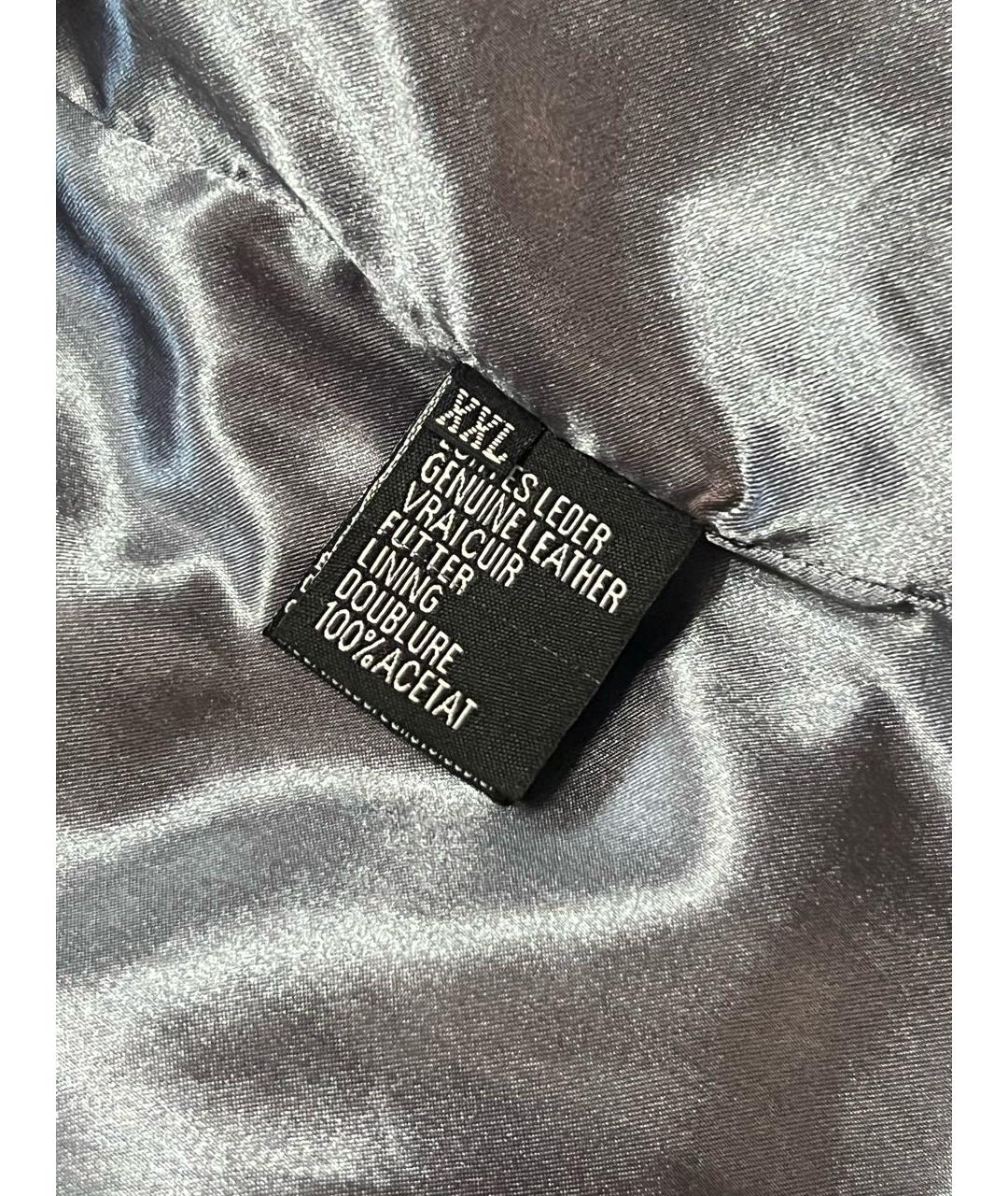 PHILIPP PLEIN Черный ацетатный пуховик, фото 4