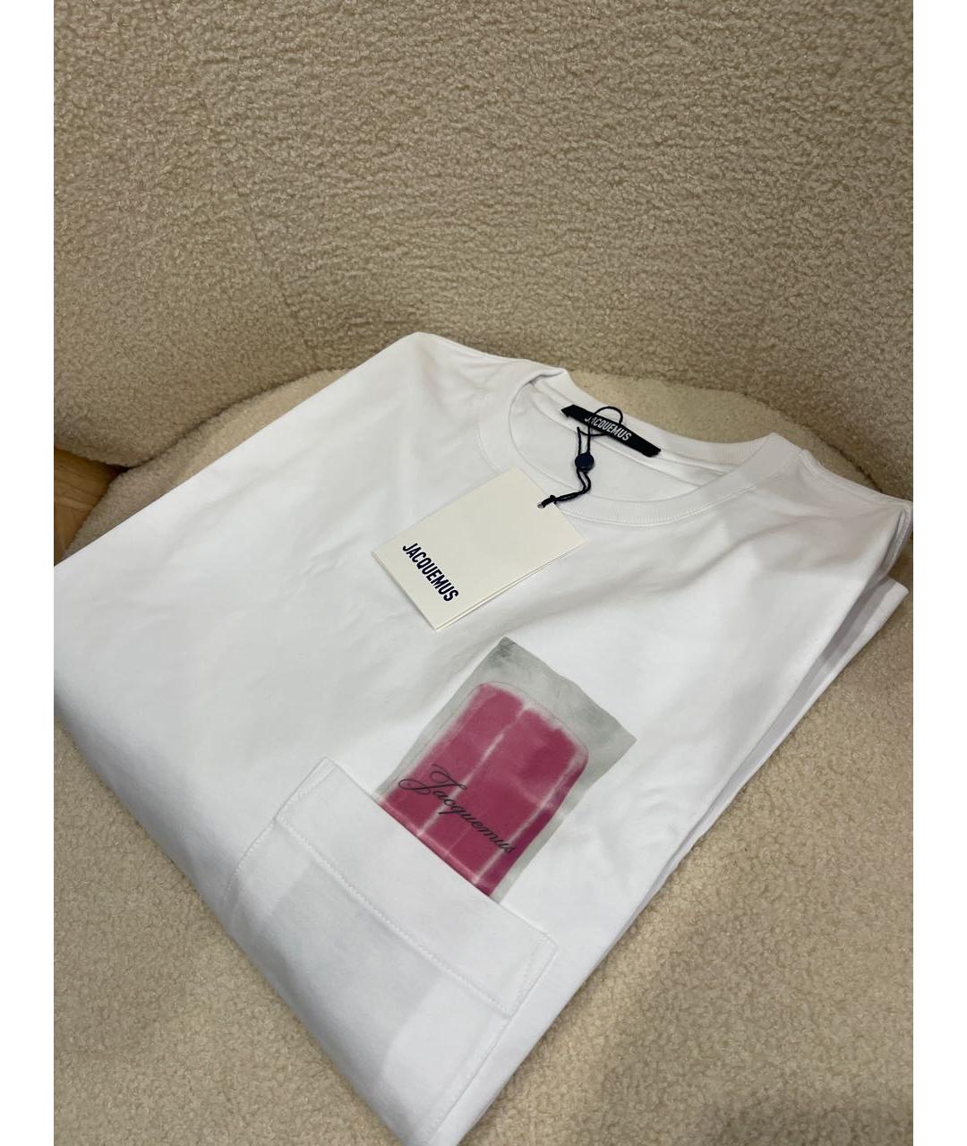 JACQUEMUS Белая футболка, фото 2