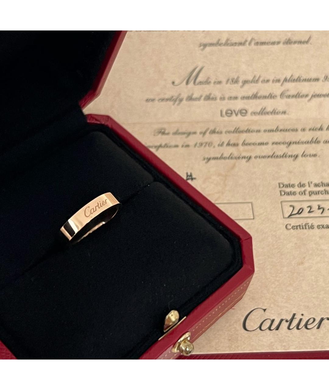 CARTIER Золотое кольцо из розового золота, фото 4