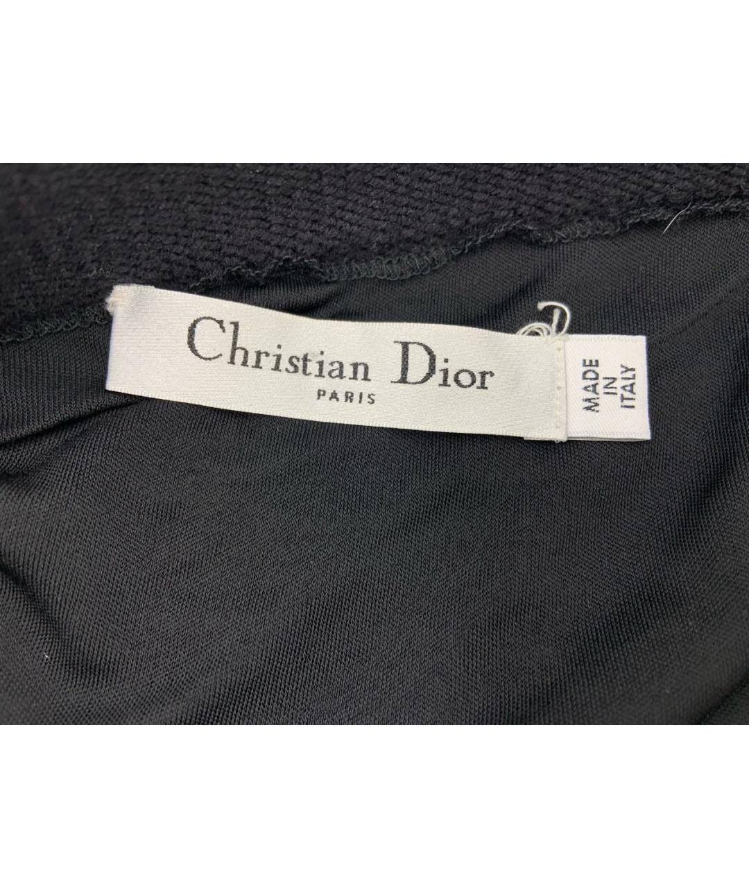 CHRISTIAN DIOR Черная юбка мини, фото 5
